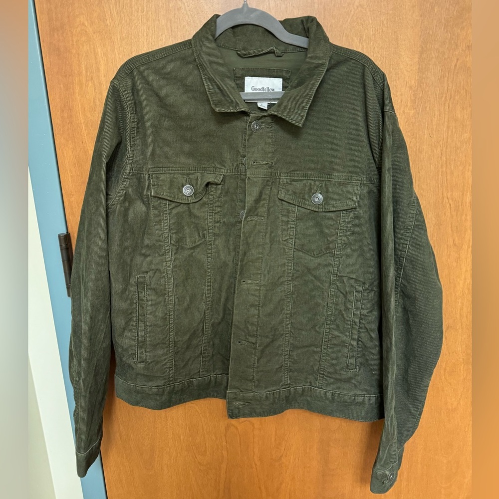 Dark Green Corduroy Heavyweight Jacket